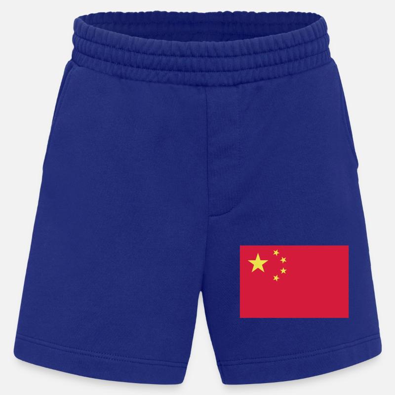 Drapeau Chine / China flag - Short bio épais fabriqué en UE - Iconic Blue