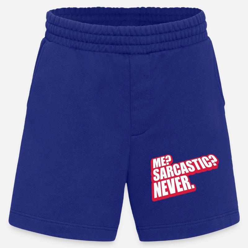 moi sarcastique ne cite jamais - Short bio épais fabriqué en UE - Iconic Blue
