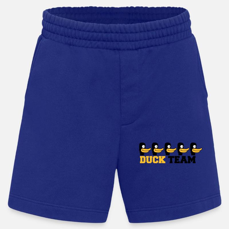 Duck Team - Heavyweight Shorts - made by SPREAD  - Iconic Blue