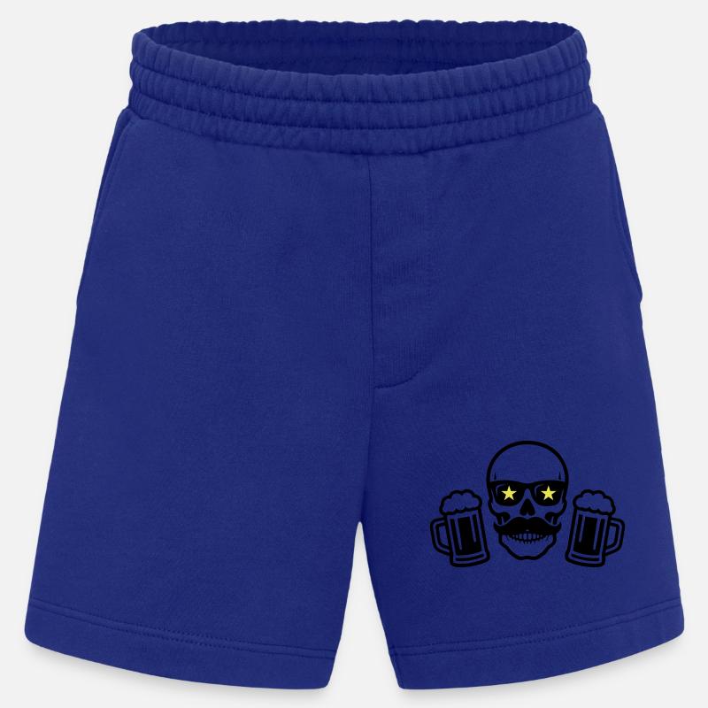 Bier Skelett Party - Heavyweight Shorts - made by SPREAD - Iconic Blue