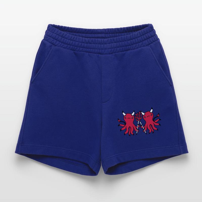 2 Octopus Devil Hell Team Friends Satan Evil Cute Heavyweight Shorts - made by SPREAD 