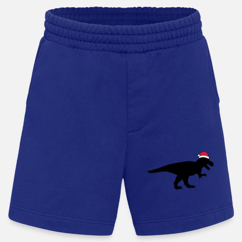 T-Rex Père Noël - Short bio épais fabriqué en UE - Iconic Blue