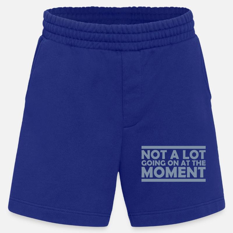 Not much going on - Heavyweight Shorts - made by SPREAD  - Iconic Blue