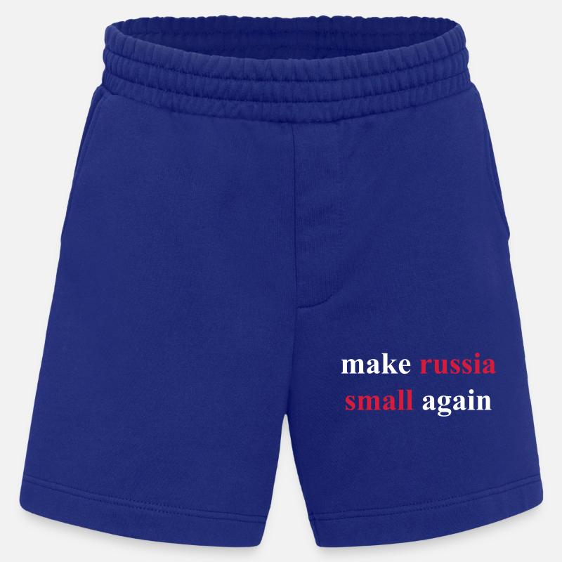 make russia small again - Heavyweight Shorts - made by SPREAD  - Iconic Blue