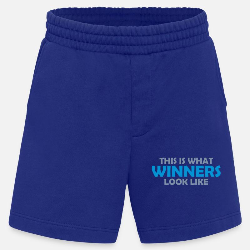 What Winners Look Like - Heavyweight Shorts - made by SPREAD  - Iconic Blue