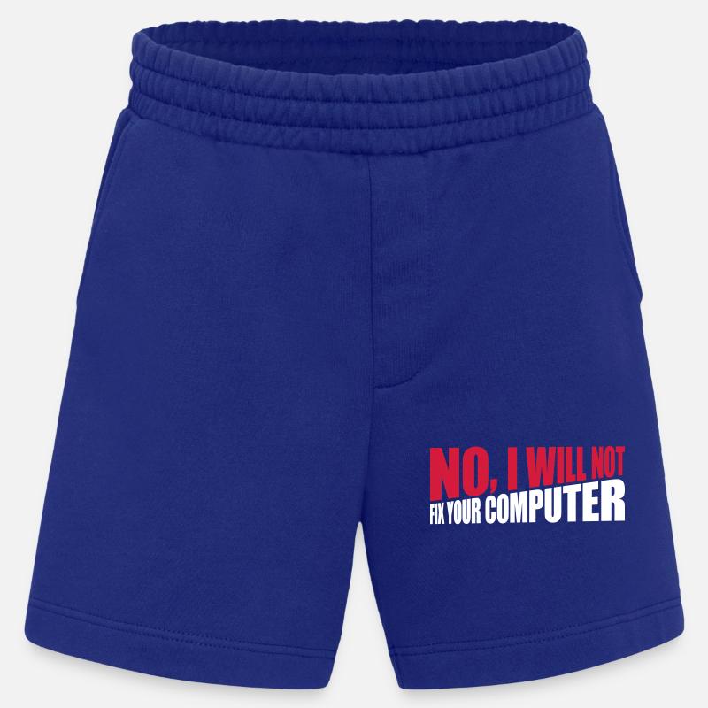 not fix your computer - Heavyweight Shorts - made by SPREAD  - Iconic Blue