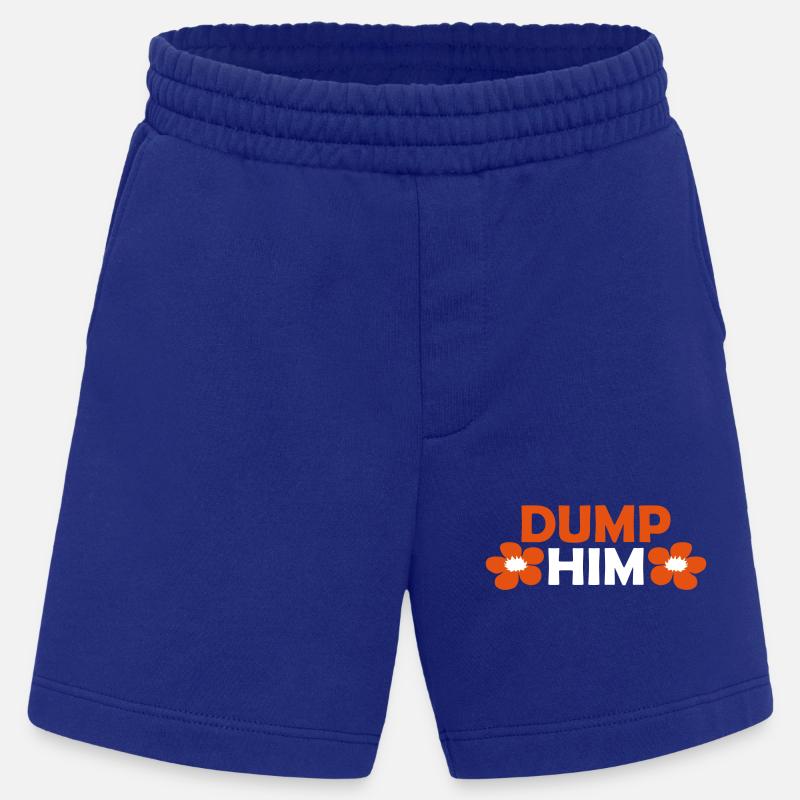 Dump Him Quote Logo - Short bio épais fabriqué en UE - Iconic Blue