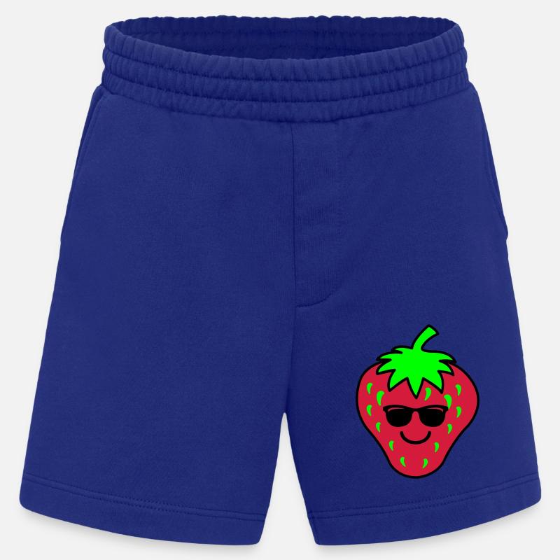 Strawberry Cool - Heavyweight Shorts - made by SPREAD - Iconic Blue