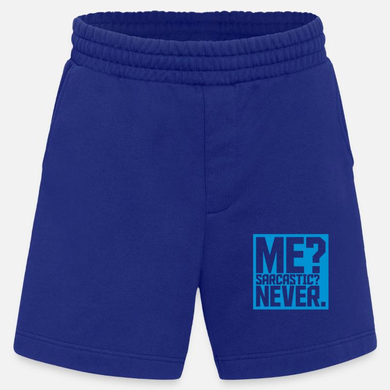 me sarcastic never Zitat - Heavyweight Shorts - made by SPREAD  - Iconic Blue