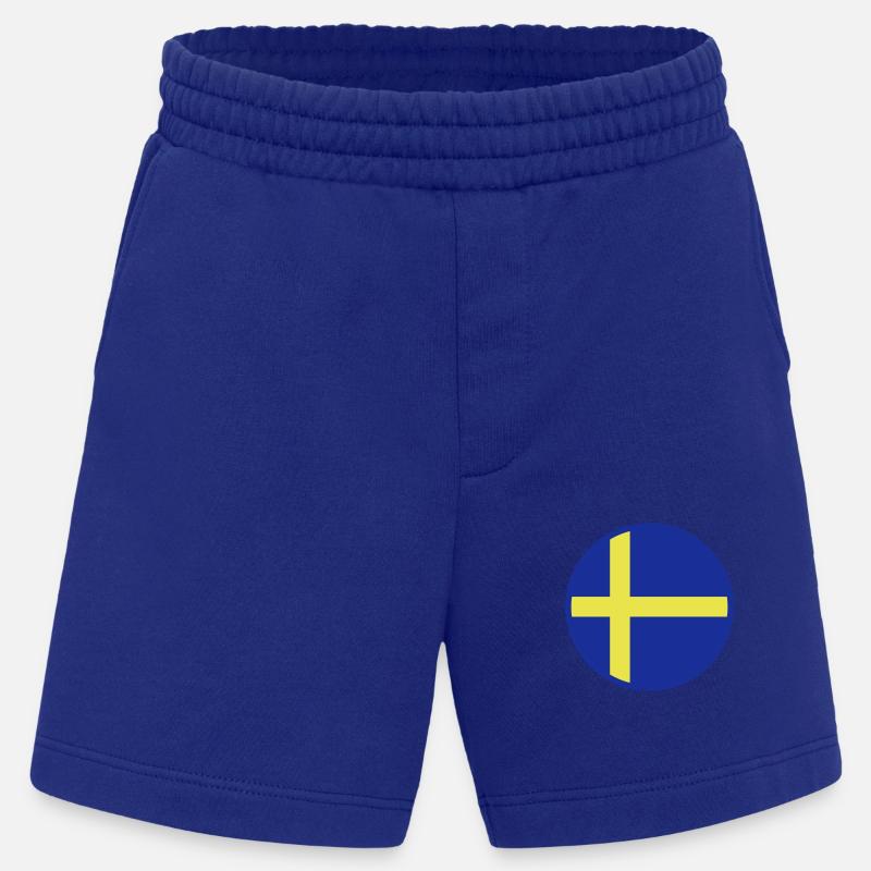 Drapeau de la Suède Drapeau - Short bio épais fabriqué en UE - Iconic Blue