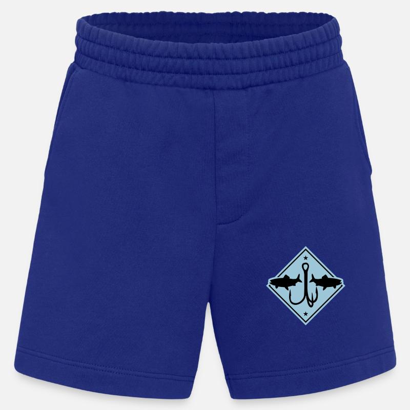 Pêche Icône de pêche - Short bio épais fabriqué en UE - Iconic Blue