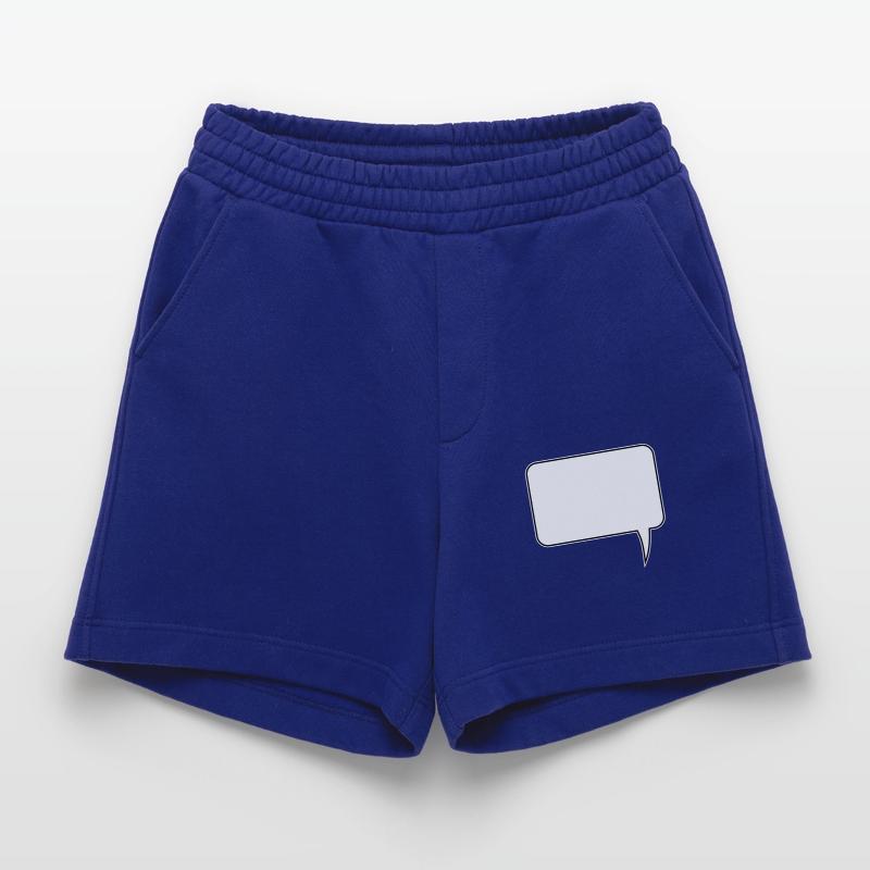 Speech bubble rectangle design Heavyweight Shorts - made by SPREAD 