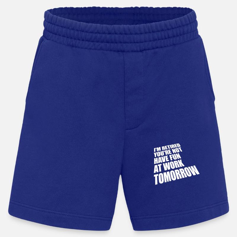 have fun at work - Heavyweight Shorts - made by SPREAD  - Iconic Blue