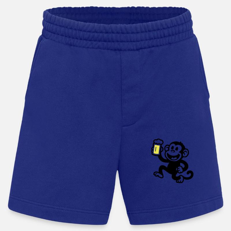 Affe Bier Witzig - Heavyweight Shorts - made by SPREAD  - Iconic Blue