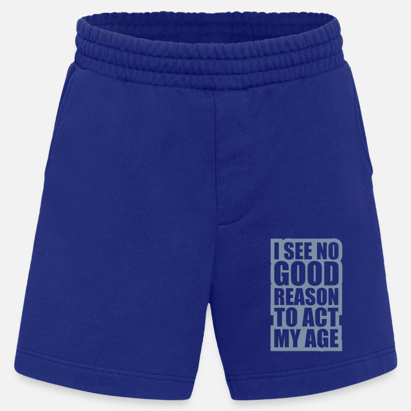 pour agir à mon âge - Short bio épais fabriqué en UE - Iconic Blue