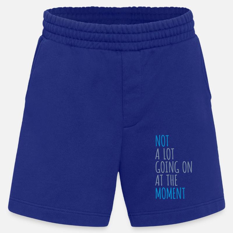 Not much going on - Heavyweight Shorts - made by SPREAD  - Iconic Blue