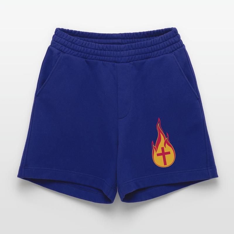 fire flames hot burn burned torch loder Heavyweight Shorts - made by SPREAD 