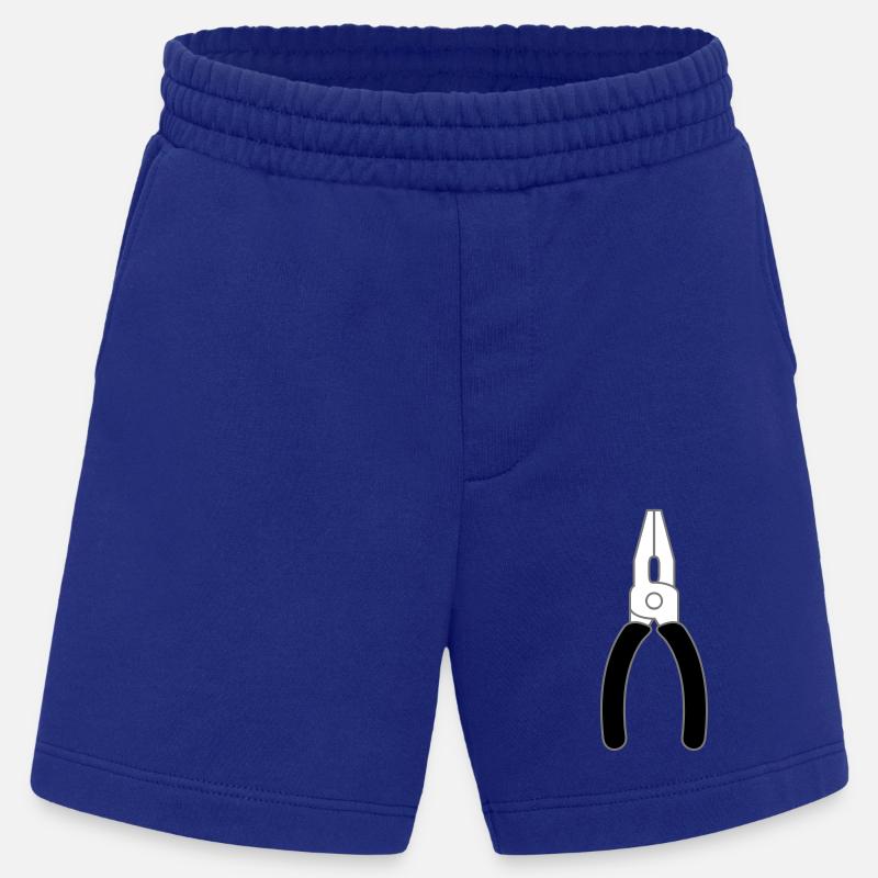 Outil de pince à logo - Short bio épais fabriqué en UE - Iconic Blue