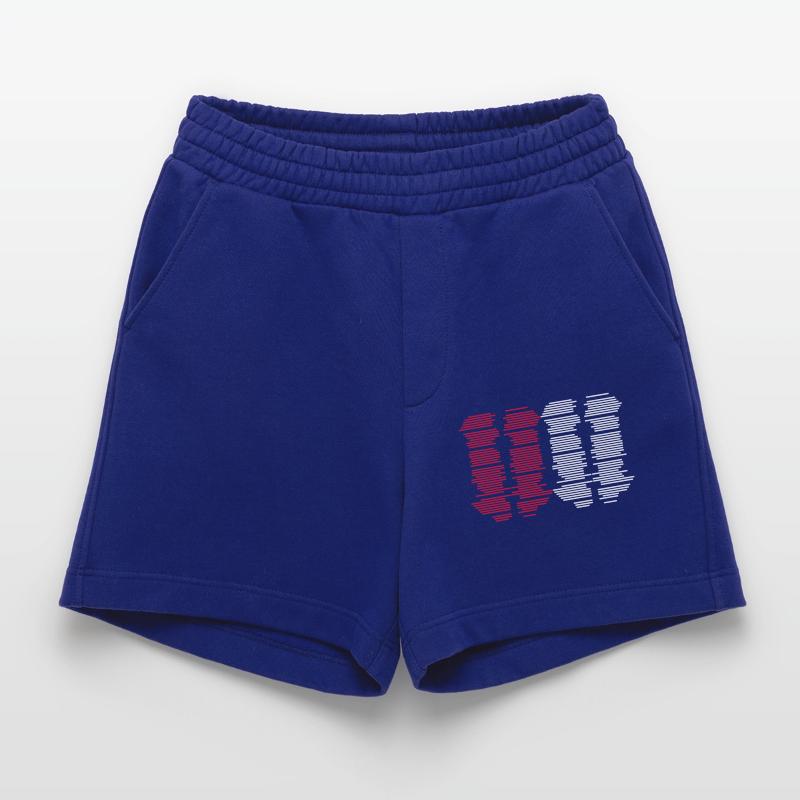 Graphic Pattern Stripes Heavyweight Shorts - made by SPREAD 