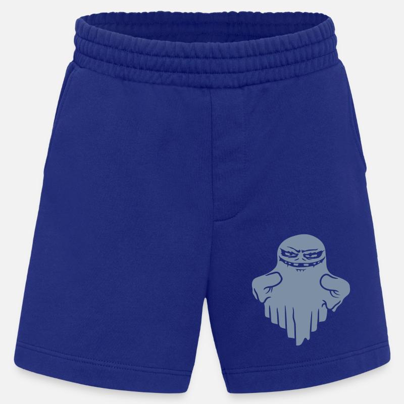 Comic schwebender Monster Geist - Heavyweight Shorts - made by SPREAD  - Iconic Blue