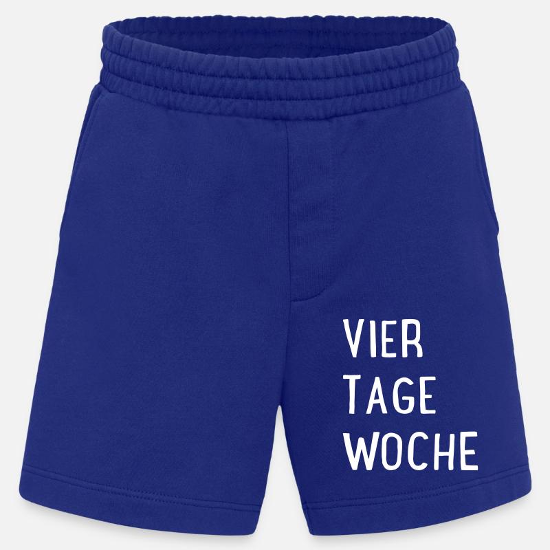 Four days a week - Heavyweight Shorts - made by SPREAD - Iconic Blue