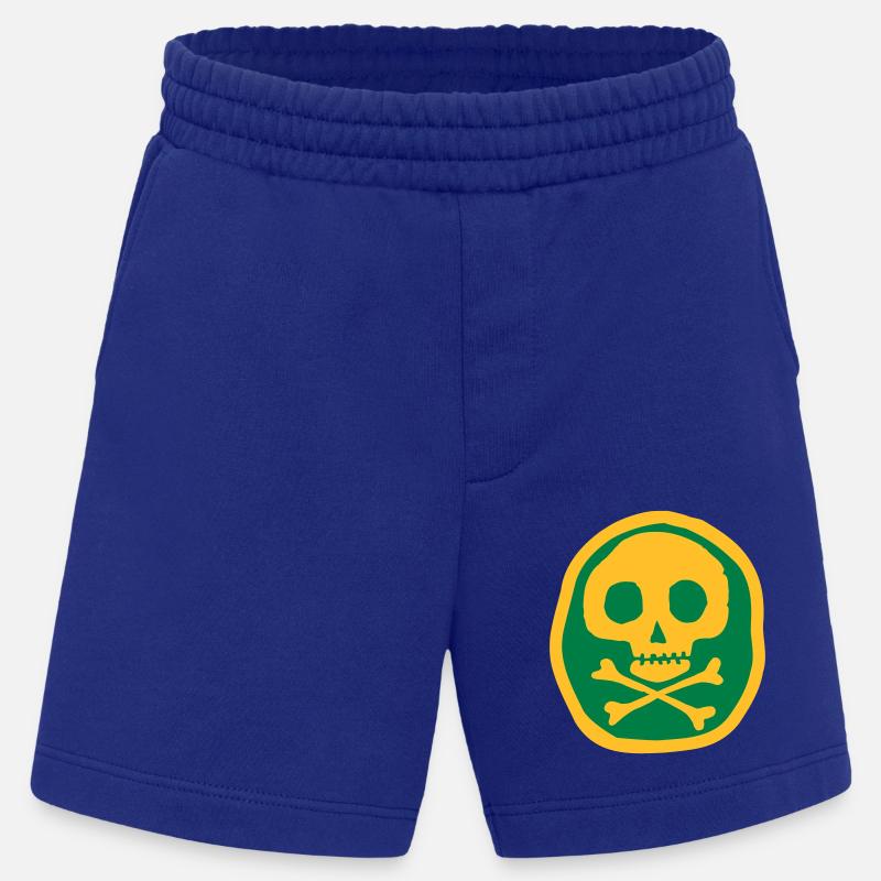 Schädel & Knochen - Heavyweight Shorts - made by SPREAD  - Iconic Blue