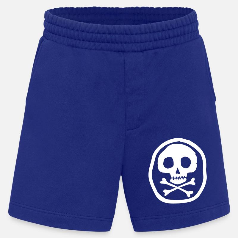 Schädel & Knochen - Heavyweight Shorts - made by SPREAD  - Iconic Blue