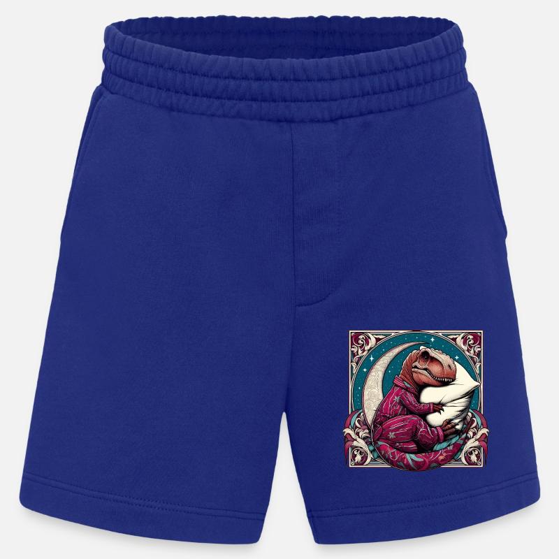 T-Rex Sleeping Hobby Gift - Heavyweight Shorts - made by SPREAD  - Iconic Blue