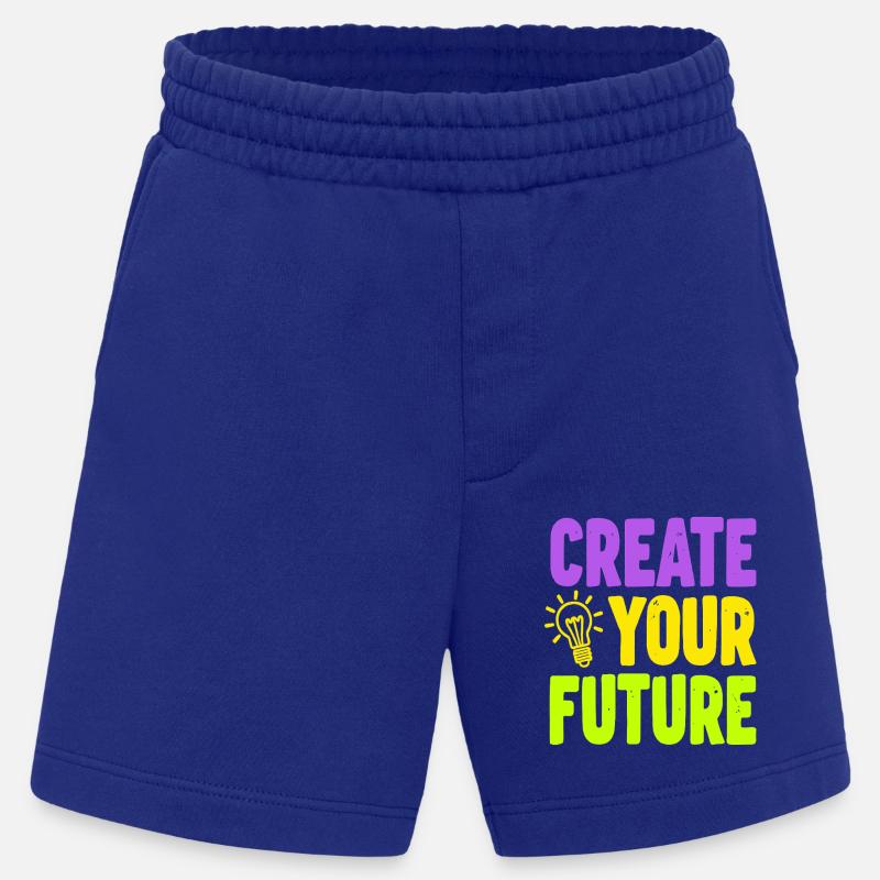 Create Your Future Glühbirne - Heavyweight Shorts - made by SPREAD  - Iconic Blue