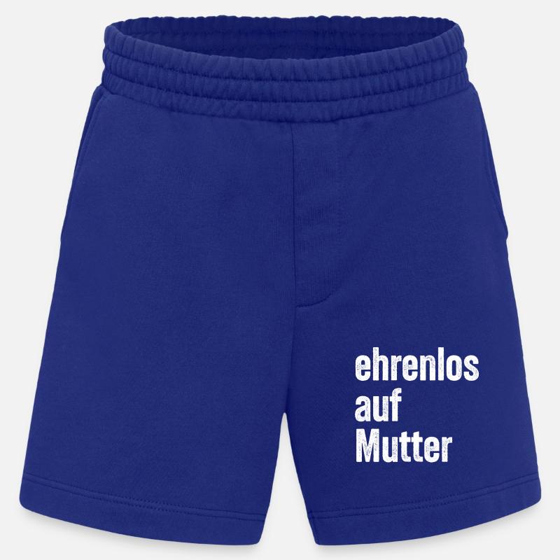 Ehrenlos auf Mutter - Heavyweight Shorts - made by SPREAD - Iconic Blue