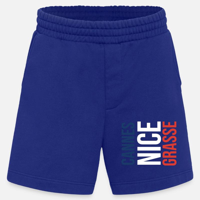 Triangle Cannes Nice Grasse - Heavyweight Shorts - made by SPREAD  - Iconic Blue