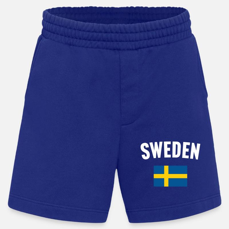 Drapeau de la Suède - Short bio épais fabriqué en UE - Iconic Blue