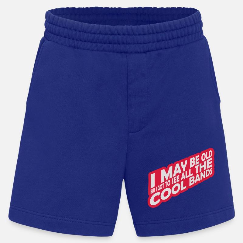 I may be old - Heavyweight Shorts - made by SPREAD  - Iconic Blue