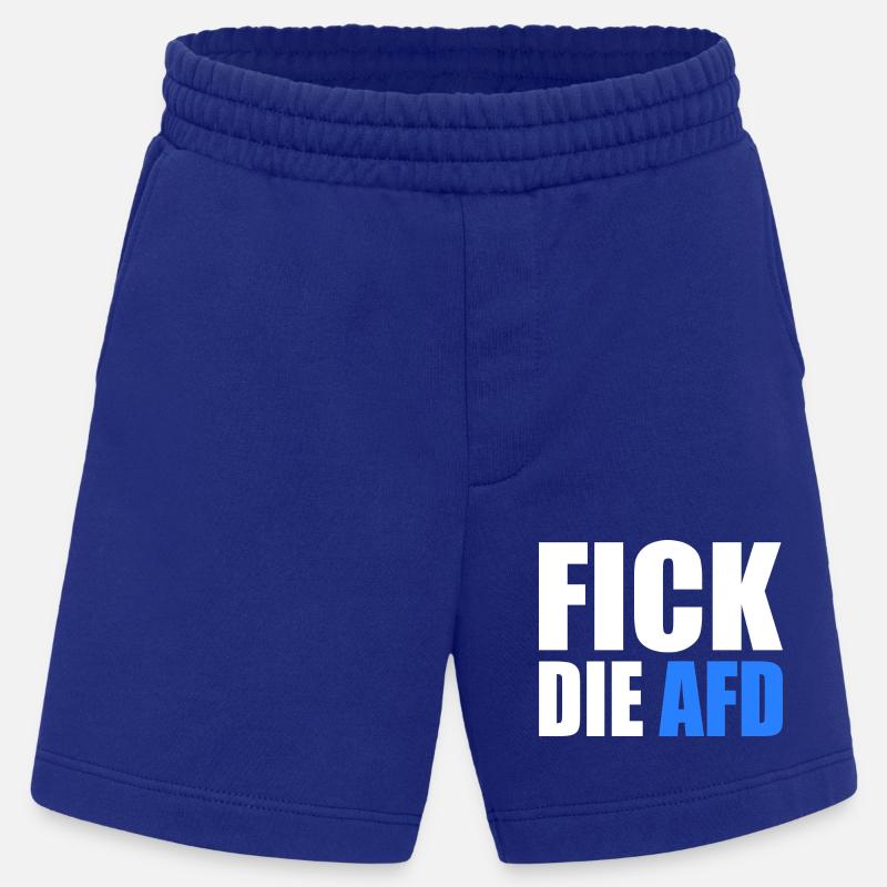 Fick die afd - Heavyweight Shorts - made by SPREAD  - Iconic Blue