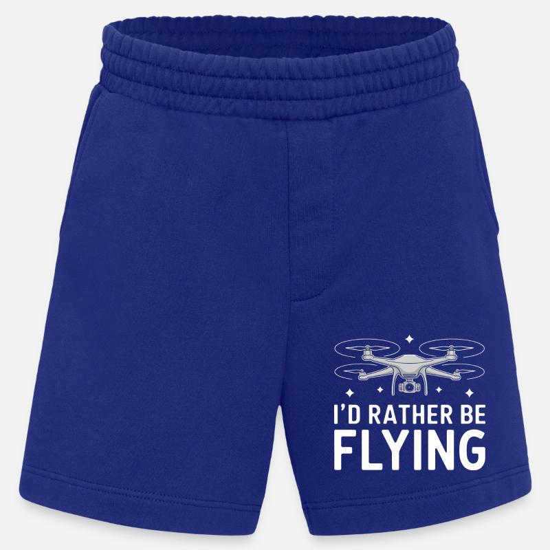 Drones Pilot Quadcopter Drone - Heavyweight Shorts - made by SPREAD - Iconic Blue