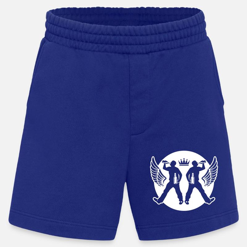 Drinking Bier Silhouette - Heavyweight Shorts - made by SPREAD  - Iconic Blue
