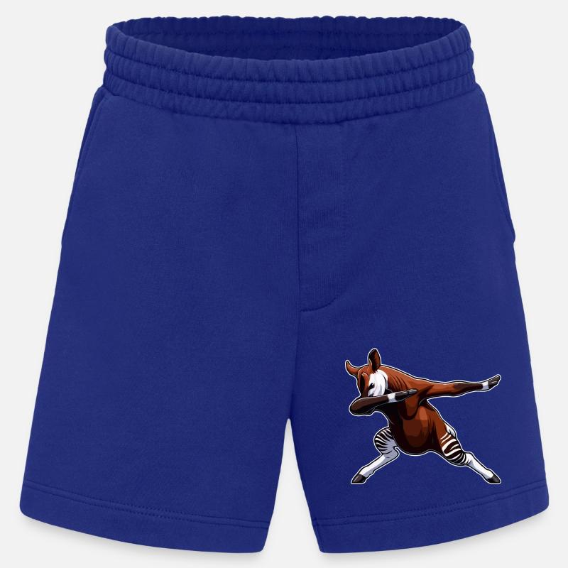 Okapi Tier Niedliches Okapi - Heavyweight Shorts - made by SPREAD  - Iconic Blue