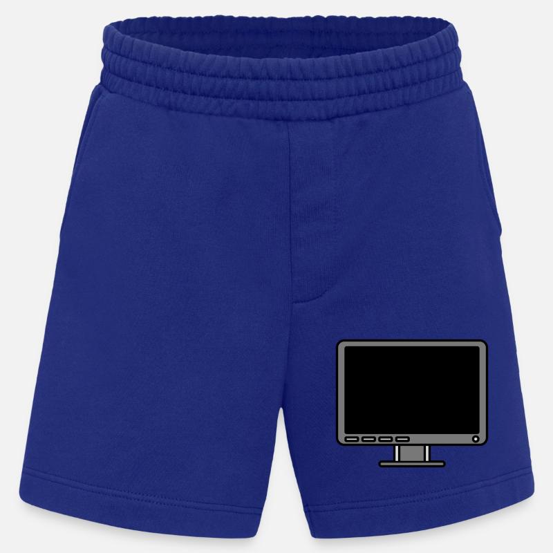 Icon Logo Computer Bildschirm - Heavyweight Shorts - made by SPREAD  - Iconic Blue