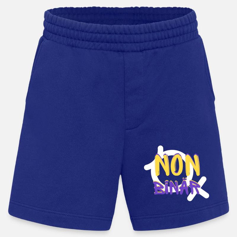 NON BINARY Identity - Heavyweight Shorts - made by SPREAD  - Iconic Blue