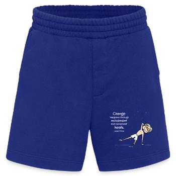 Change - Heavyweight Shorts - made by SPREAD  - Iconic Blue - Vorne