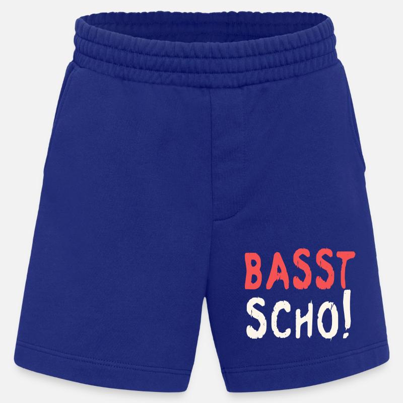 Basst scho rot texte baige - Short bio épais fabriqué en UE - Iconic Blue
