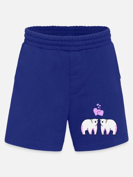 Eisbären verliebt - Heavyweight Shorts - made by SPREAD - Iconic Blue