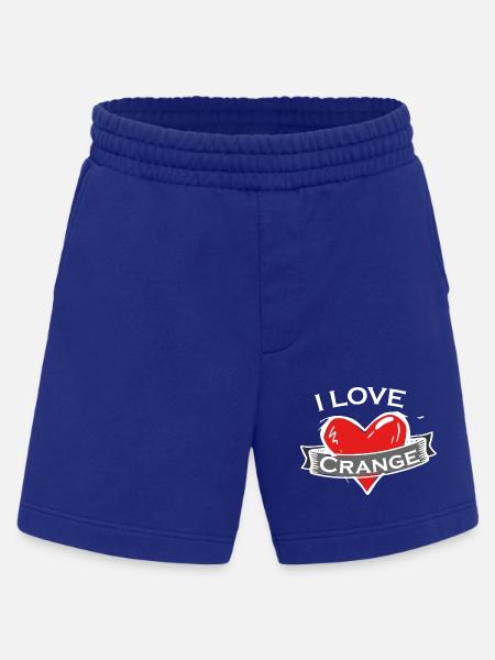 Crange - Ich liebe Stadtnamen in Tattoo Stil - Heavyweight Shorts - made by SPREAD - Iconic Blue