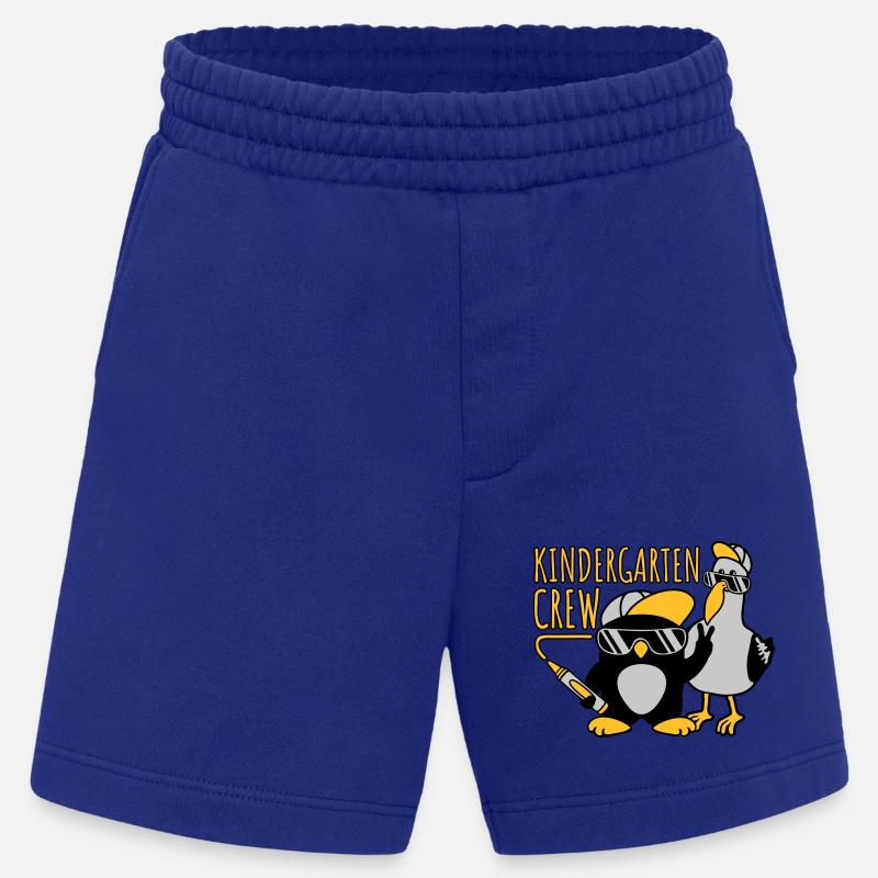 Kindergarten Crew Seagull Penguin - Heavyweight Shorts - made by SPREAD - Iconic Blue