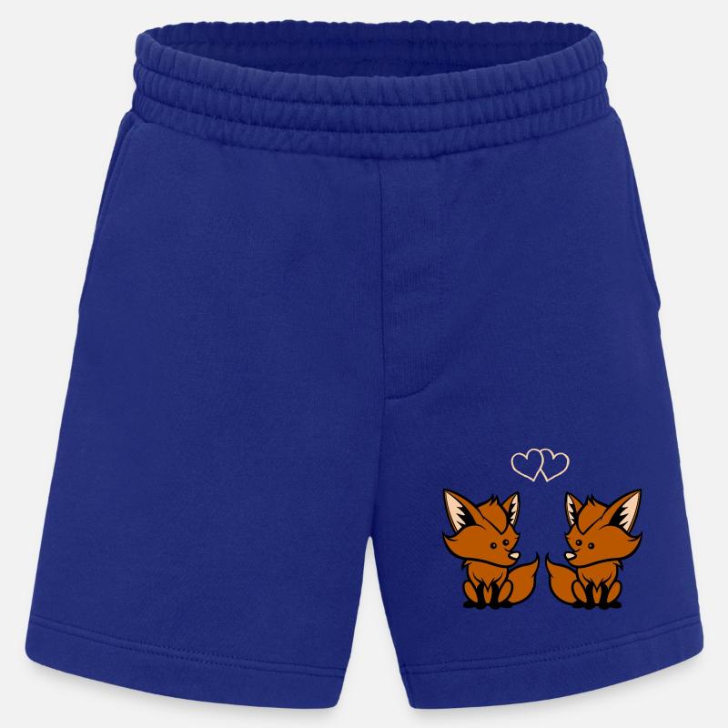 Füchse verliebt - Heavyweight Shorts - made by SPREAD  - Iconic Blue
