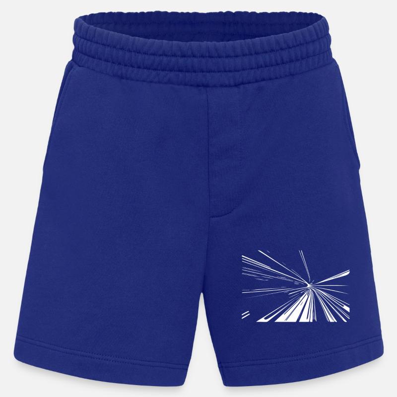 Lignes Vector Splash - Short bio épais fabriqué en UE - Iconic Blue