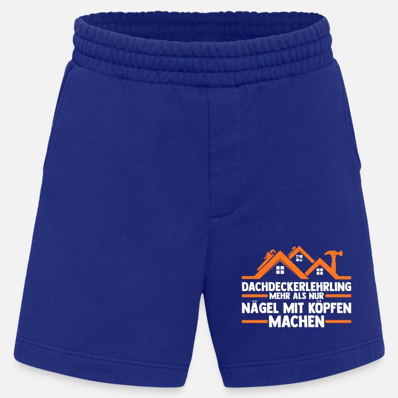 Roofing training apprentice Auzbi roofer - Heavyweight Shorts - made by SPREAD  - Iconic Blue