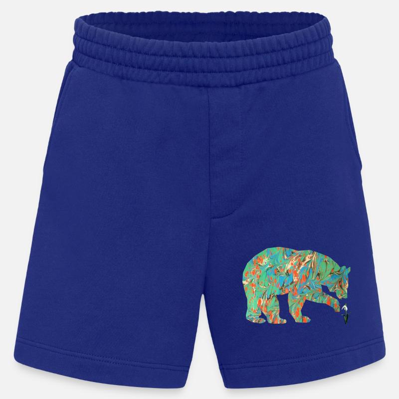 bär mit schneeglöckchen e 4 - Heavyweight Shorts - made by SPREAD  - Iconic Blue