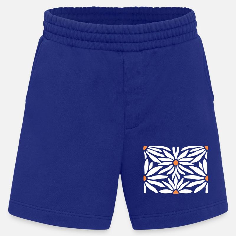 Groovy Gänseblümchen-Blumen - Heavyweight Shorts - made by SPREAD  - Iconic Blue