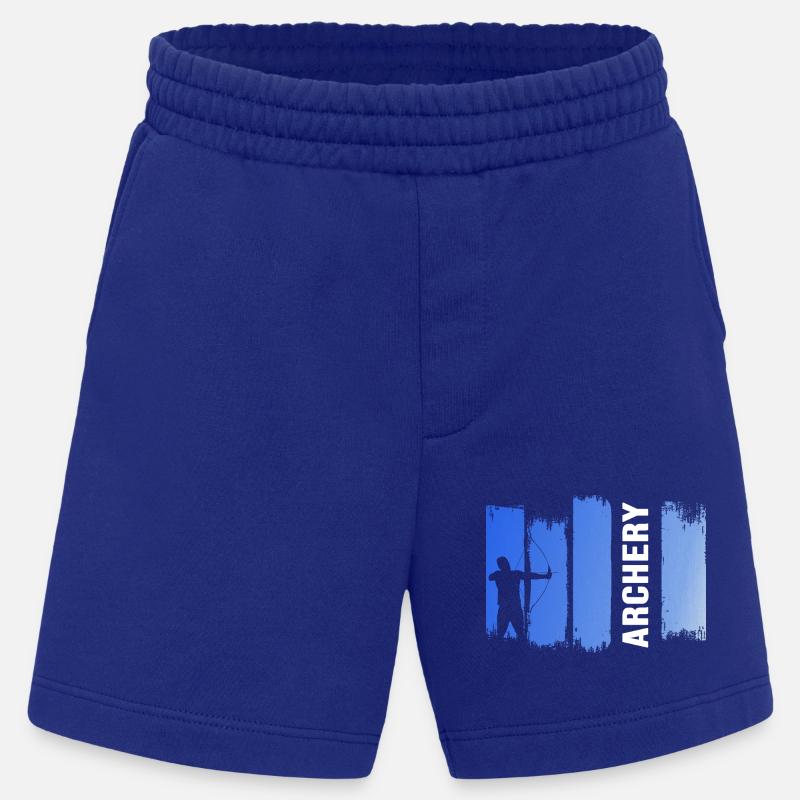 Bogensport Bogen "archery" Bogenparcours - Heavyweight Shorts - made by SPREAD  - Iconic Blue